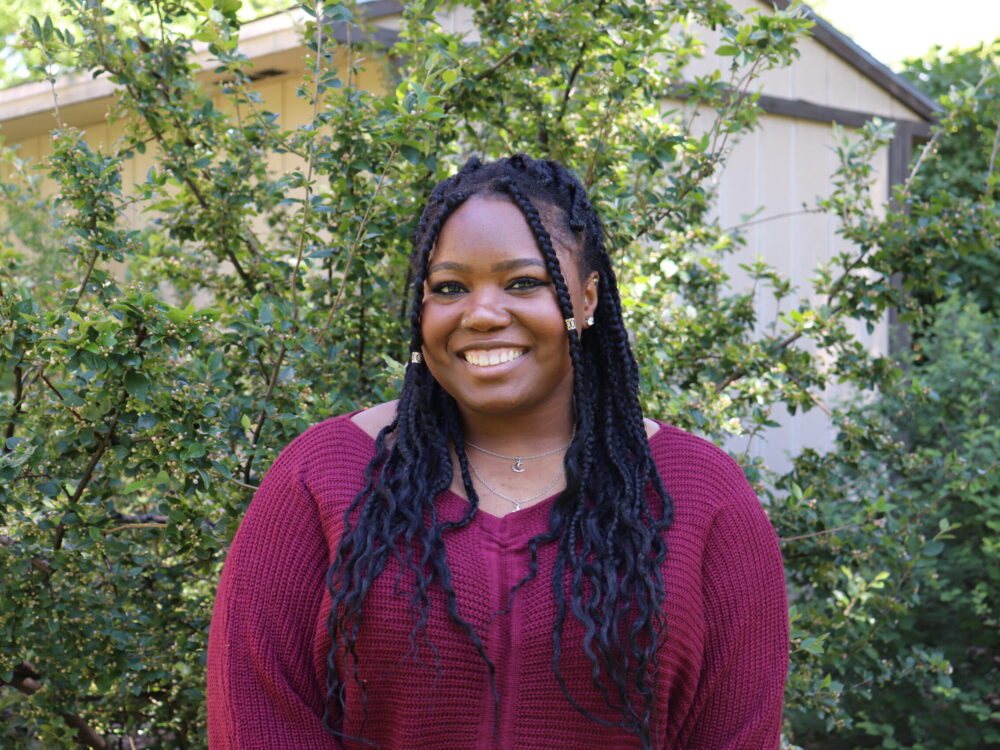 An outdoor portrait of Imani Conley-Frazier
